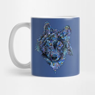 Blue Wolf Mug